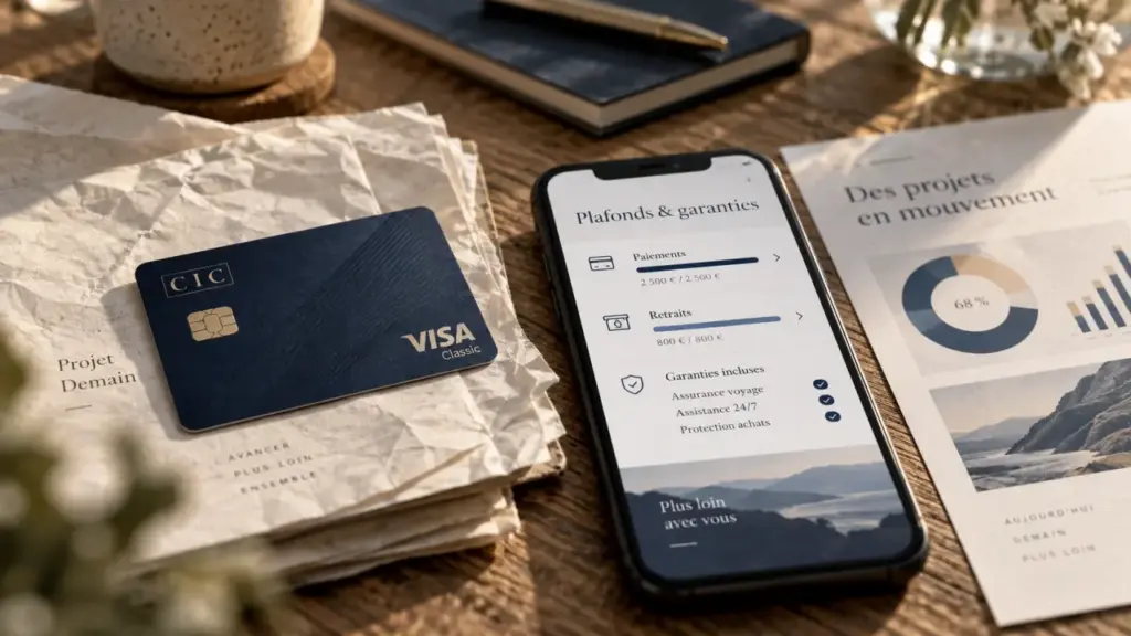 Carte bancaire CIC : 47 € pour la Visa Classic, mais quels plafonds, quel débit et quelles garanties ?